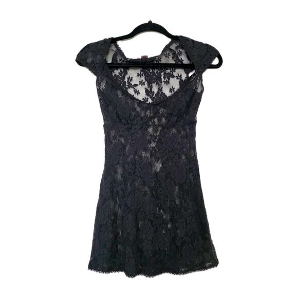 Vintage Victorias Secret Lace Babydoll Top Women XS Whimsigoth Grunge Boho Witch - Picture 1 of 10